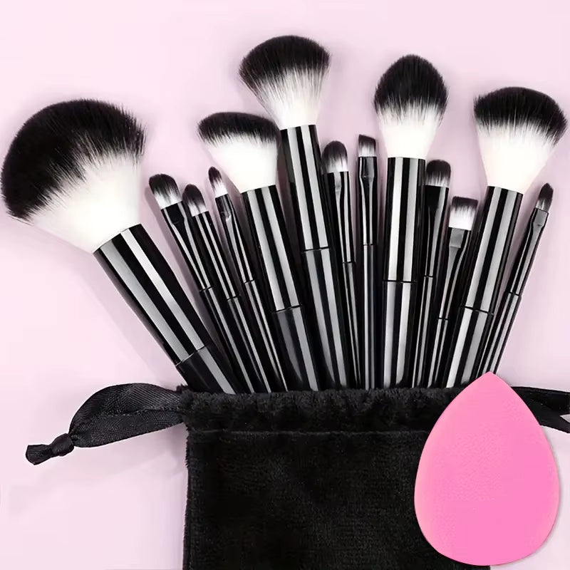 New 13Pcs Makeup Brush Set Makeup Concealer Brush Blush Loose Powder Brush Eye Shadow Highlighter Foundation Brush Beauty Tools