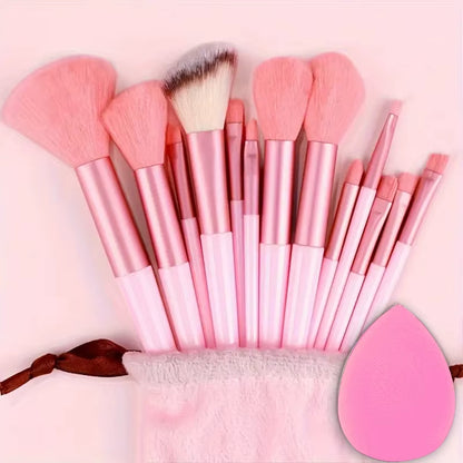 New 13Pcs Makeup Brush Set Makeup Concealer Brush Blush Loose Powder Brush Eye Shadow Highlighter Foundation Brush Beauty Tools