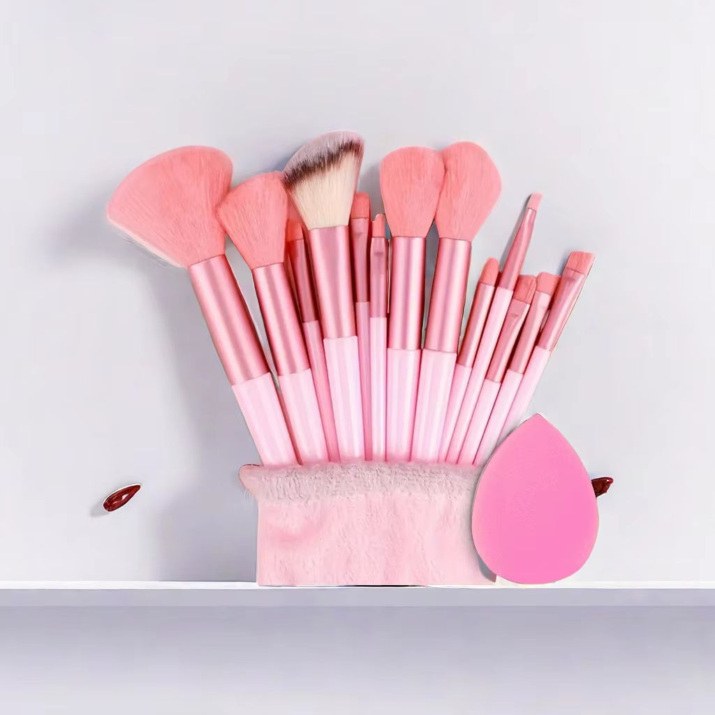 New 13Pcs Makeup Brush Set Makeup Concealer Brush Blush Loose Powder Brush Eye Shadow Highlighter Foundation Brush Beauty Tools